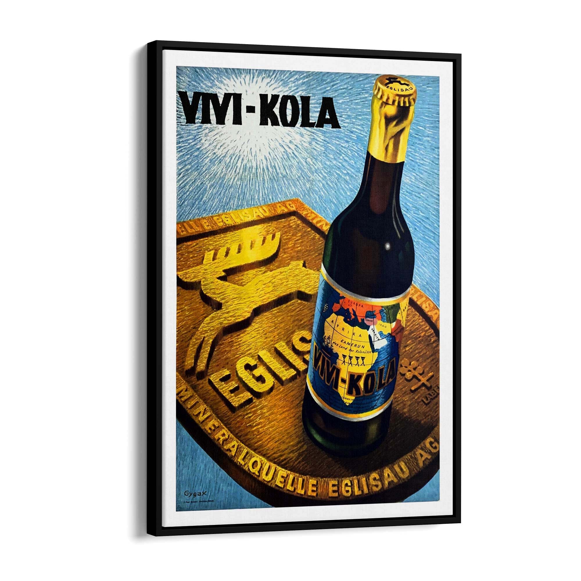 Vivi Kola Vintage Drinks Advert Wall Art - The Affordable Art Company