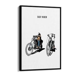 Easy Rider Motorcycle Garage Man Cave Wall Art - The Affordable Art Company