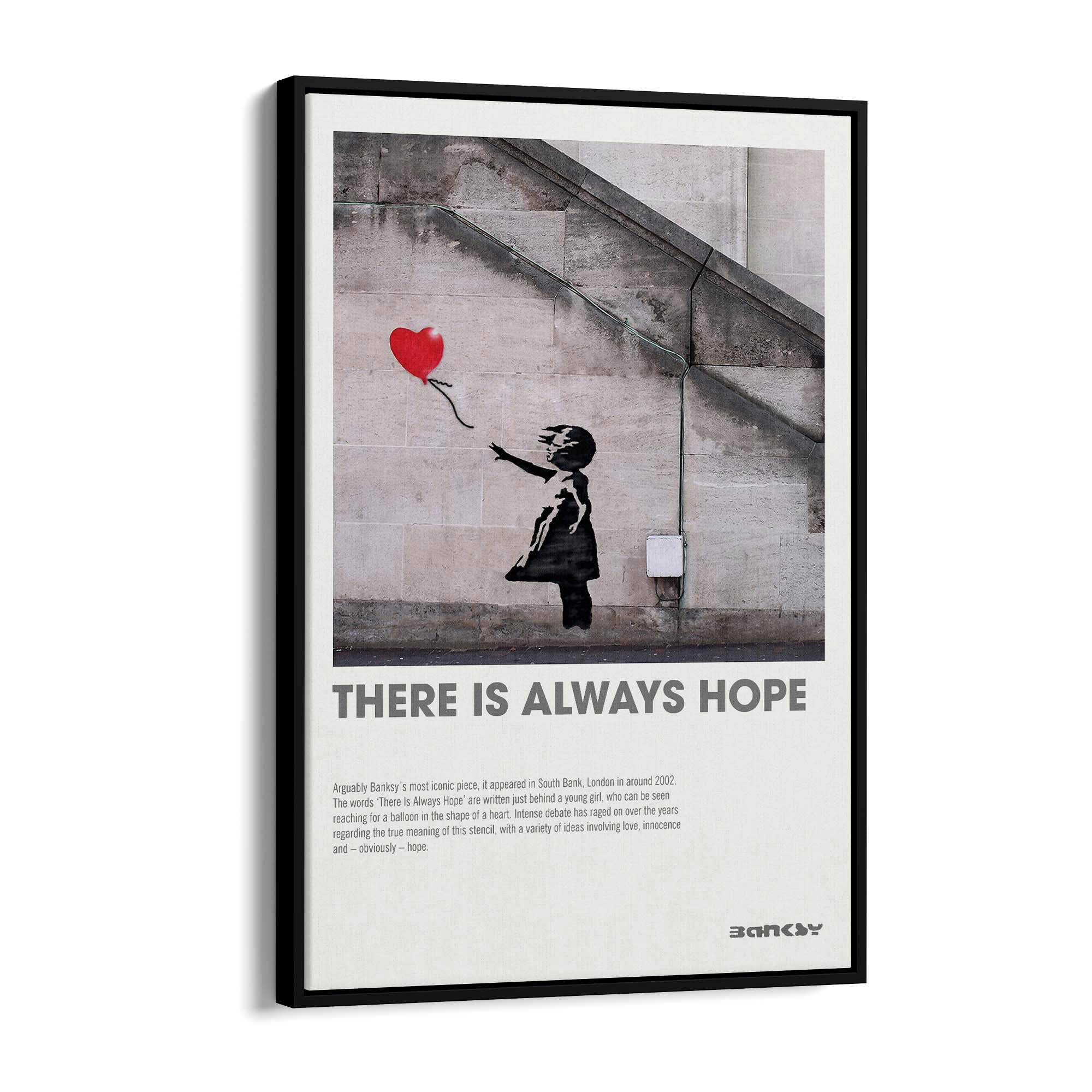 Poster Banksy - Floating Girl  Wall Art, Gifts & Merchandise