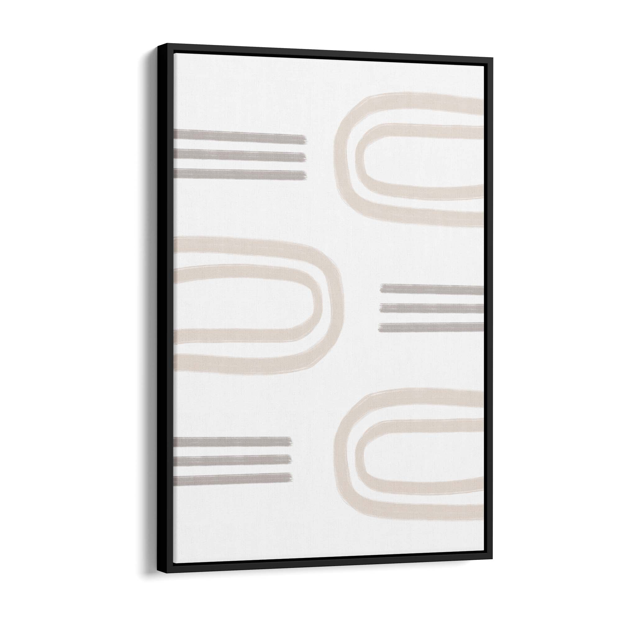 Modern Abstract Shape Minimal Retro Wall Art #11 - The Affordable Art Company