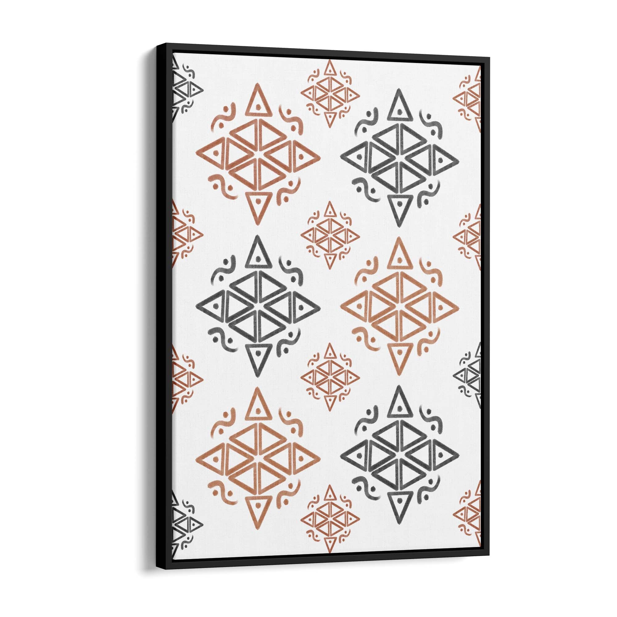 Modern Abstract Shape Minimal Retro Wall Art #14 - The Affordable Art Company