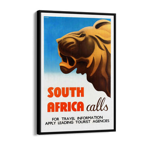 South Africa Vintage Travel Advert Wall Art - The Affordable Art Company