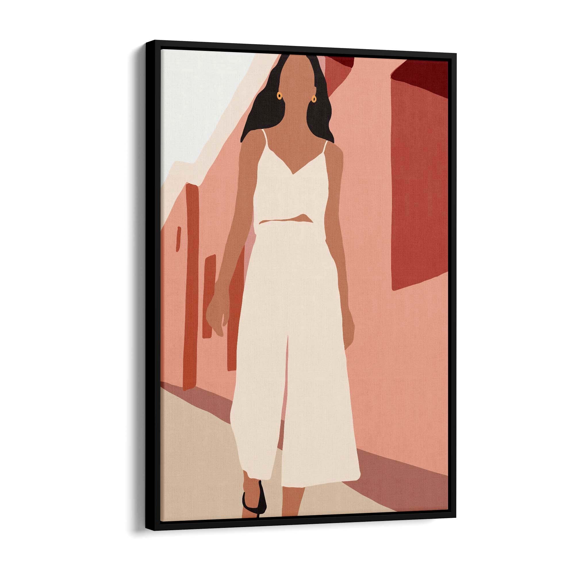 Fashion Minimal Retro Girls Bedroom Wall Art #2 - The Affordable Art Company