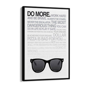 "Do More" Work Office Motivational Quote Wall Art - The Affordable Art Company