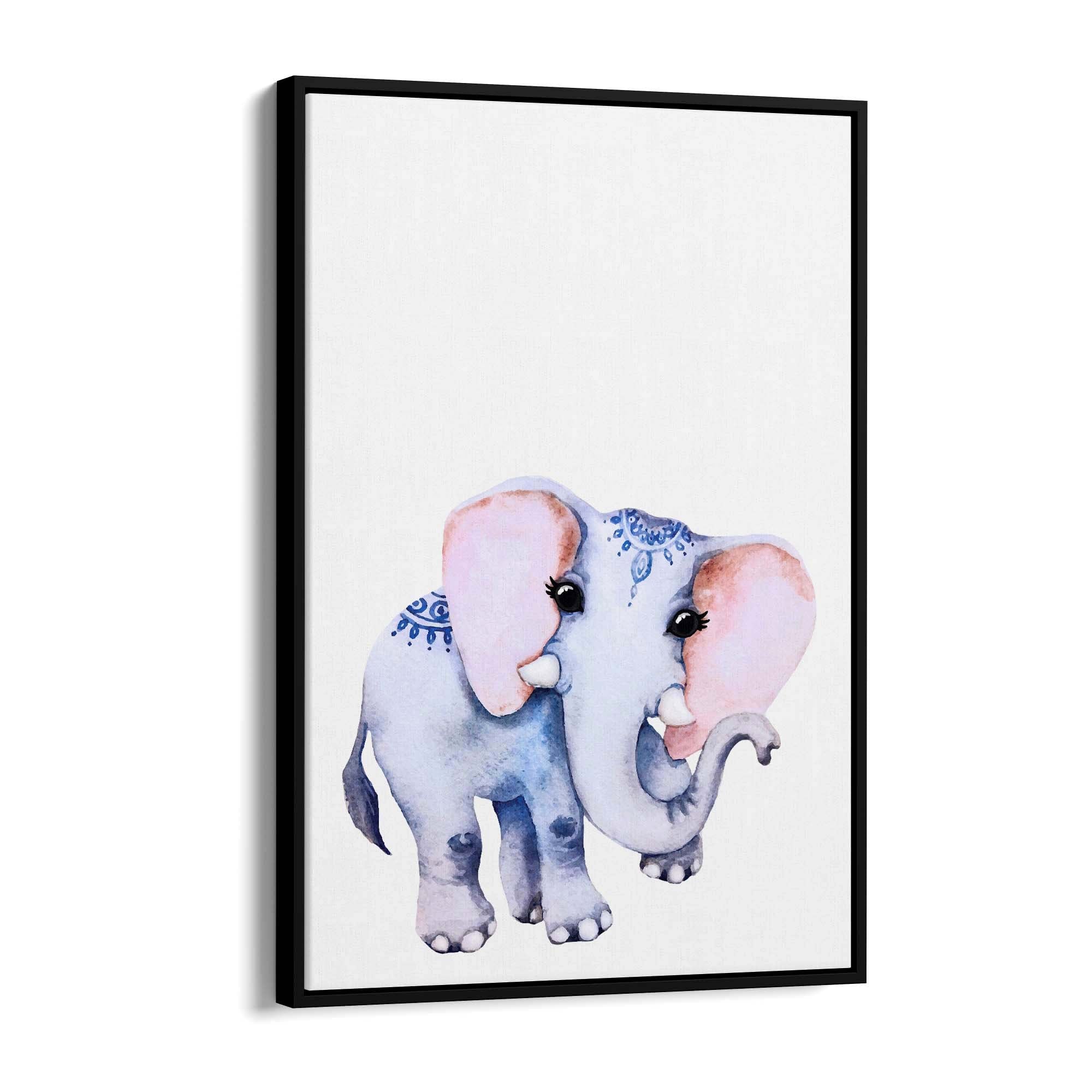 Elephant Wall Art - Baby Elephant Print