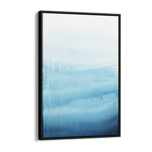 Minimal Blue Painting Abstract Modern Wall Art #14 - The Affordable Art Company