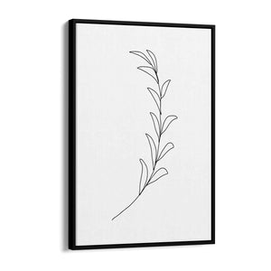 Minimal Floral Drawing Flower Abstract Wall Art #45 - The Affordable Art Company