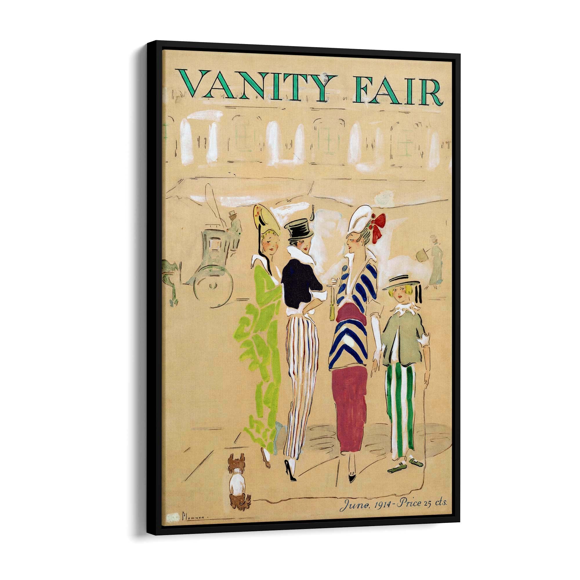 Vintage Vanity Fair Fashion Wall Art - The Affordable Art Company