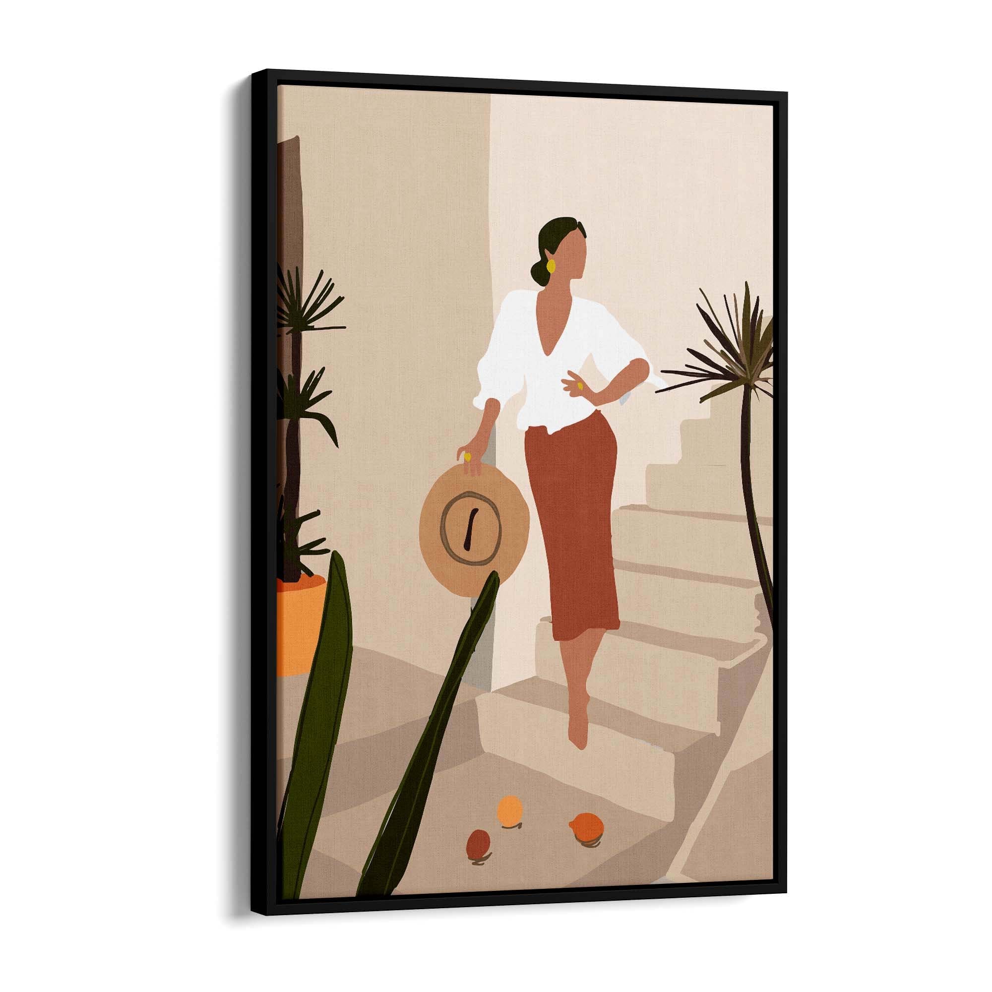 Fashion Minimal Retro Girls Bedroom Wall Art #4 - The Affordable