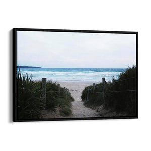Coastal Beach Photograph Landscape Wall Art - The Affordable Art Company