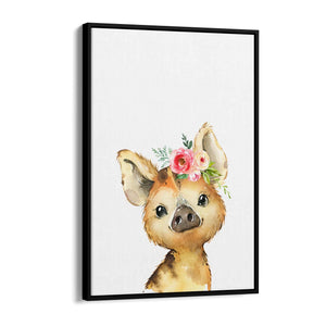 Cute Baby Pig Piglet Nursery Animal Gift Wall Art #2 - The Affordable Art Company