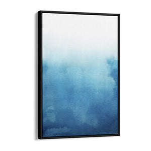 Minimal Blue Painting Abstract Modern Wall Art #9 - The Affordable Art Company