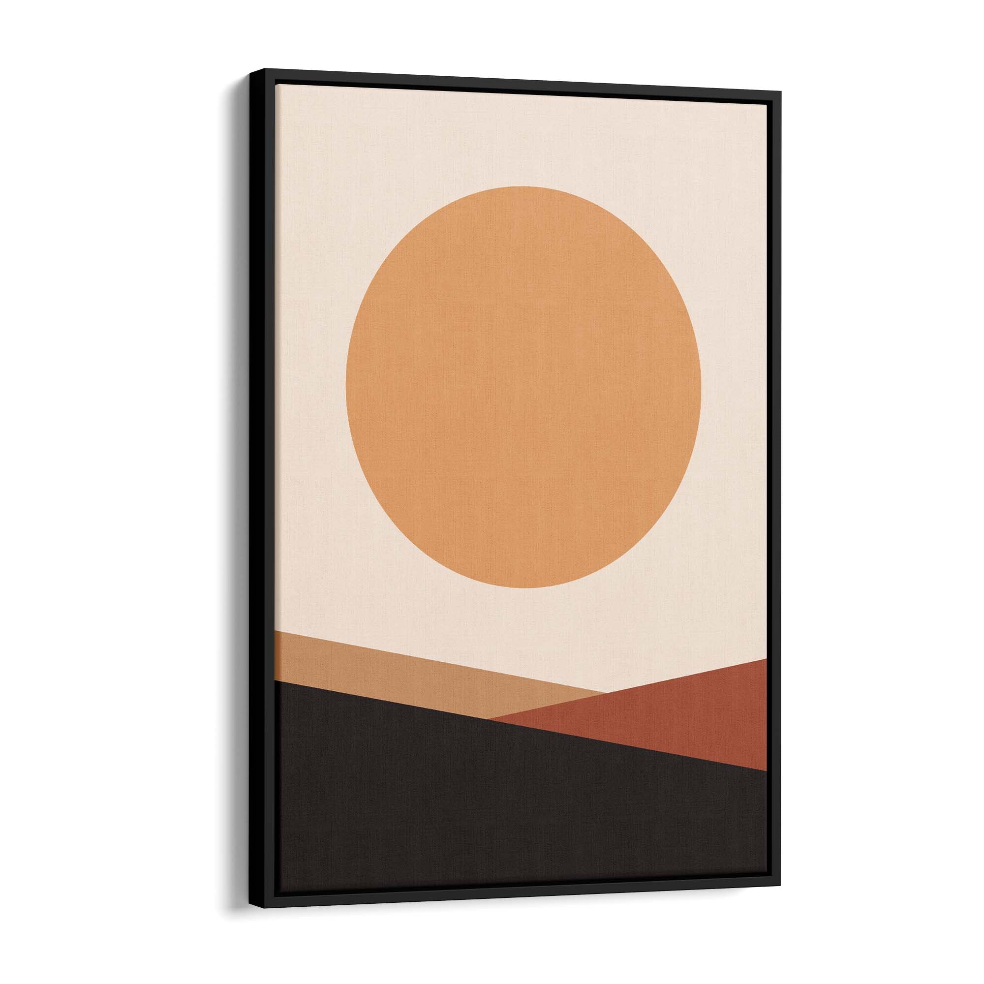 Minimal Pastel Abstract Lines and Shapes Wall Art #17 - The Affordable Art Company