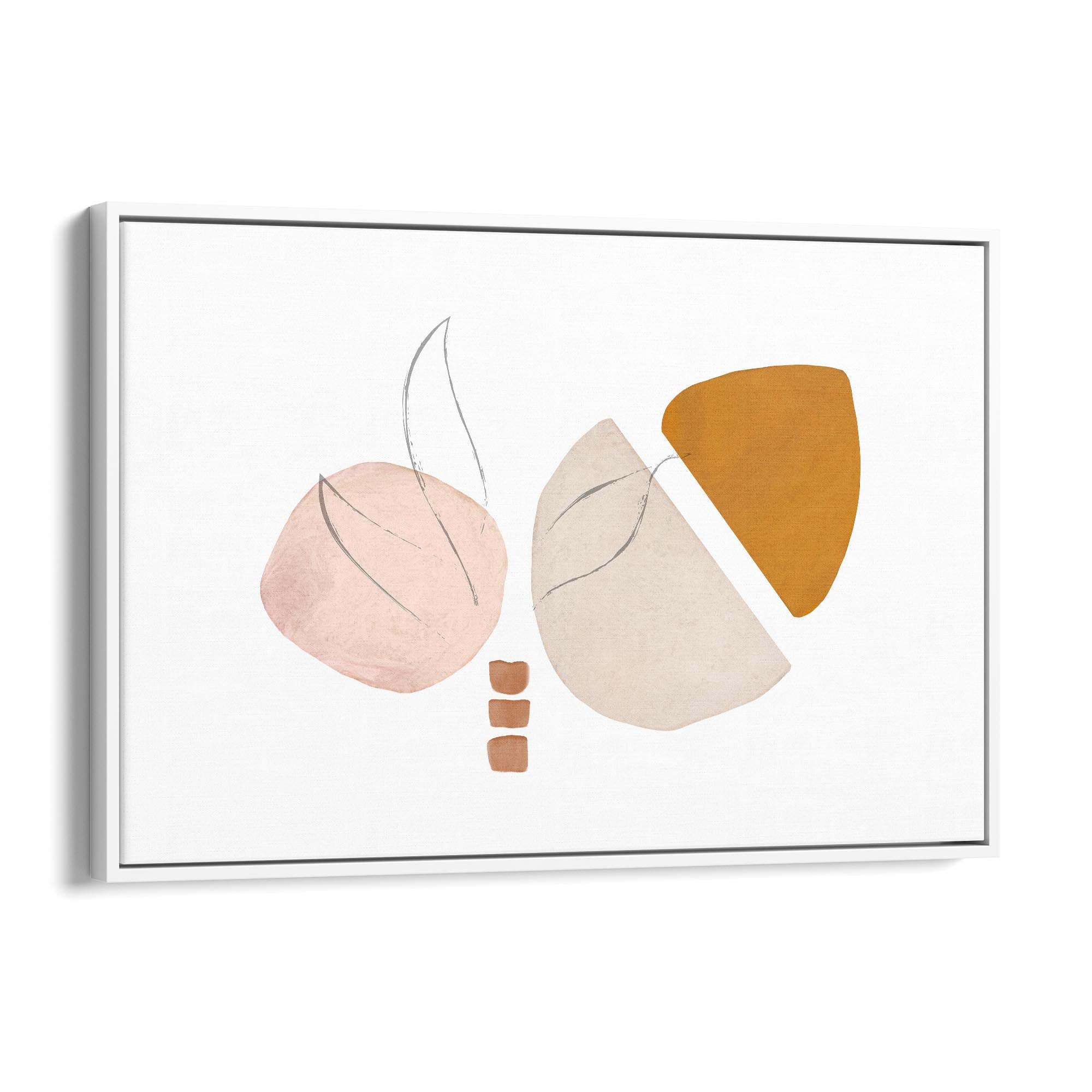 Blue Abstract Painting Minimal Modern Wall Art #14 - The Affordable Art Company