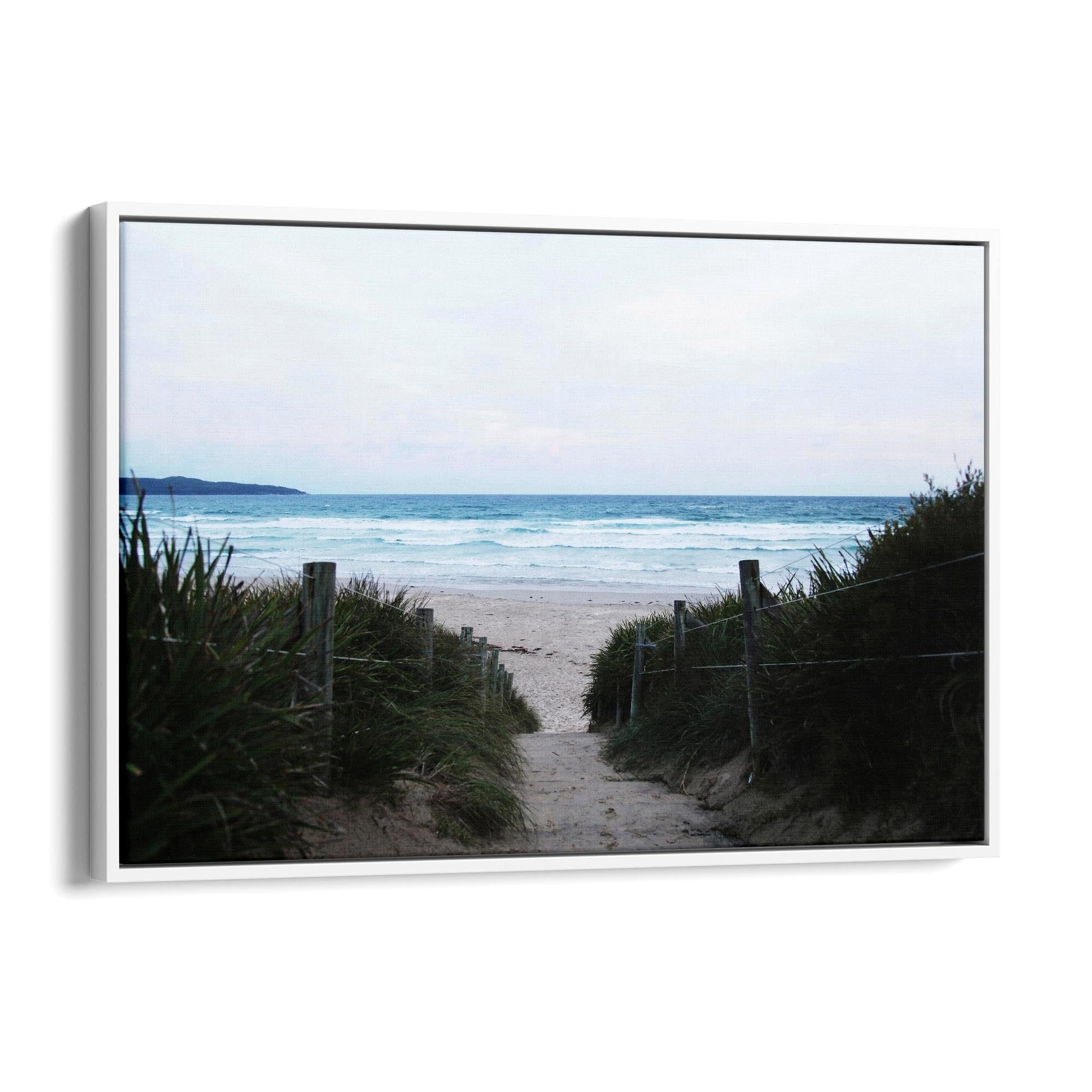 Coastal Beach Photograph Landscape Wall Art - The Affordable Art Company