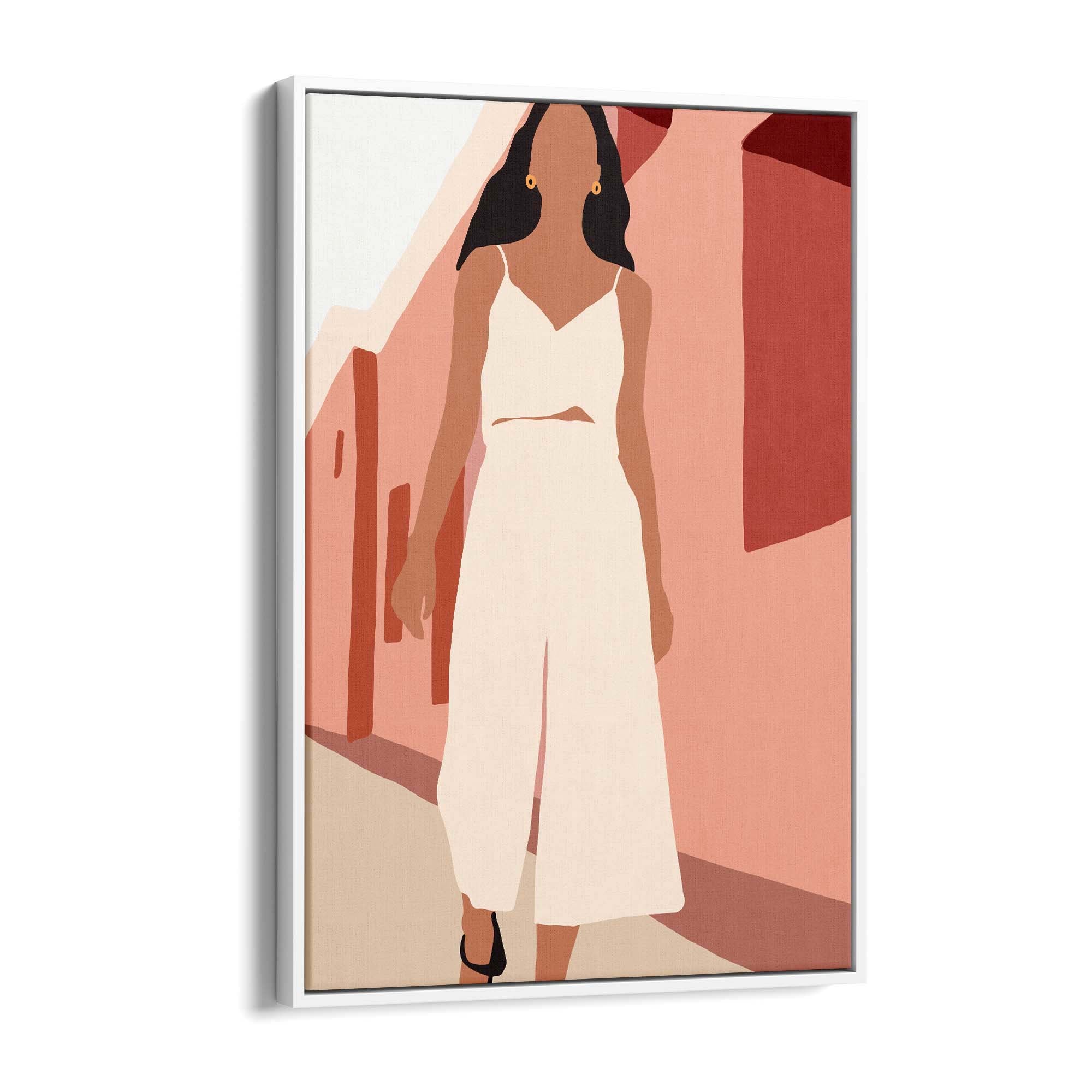 Fashion Minimal Retro Girls Bedroom Wall Art #2 - The Affordable Art Company