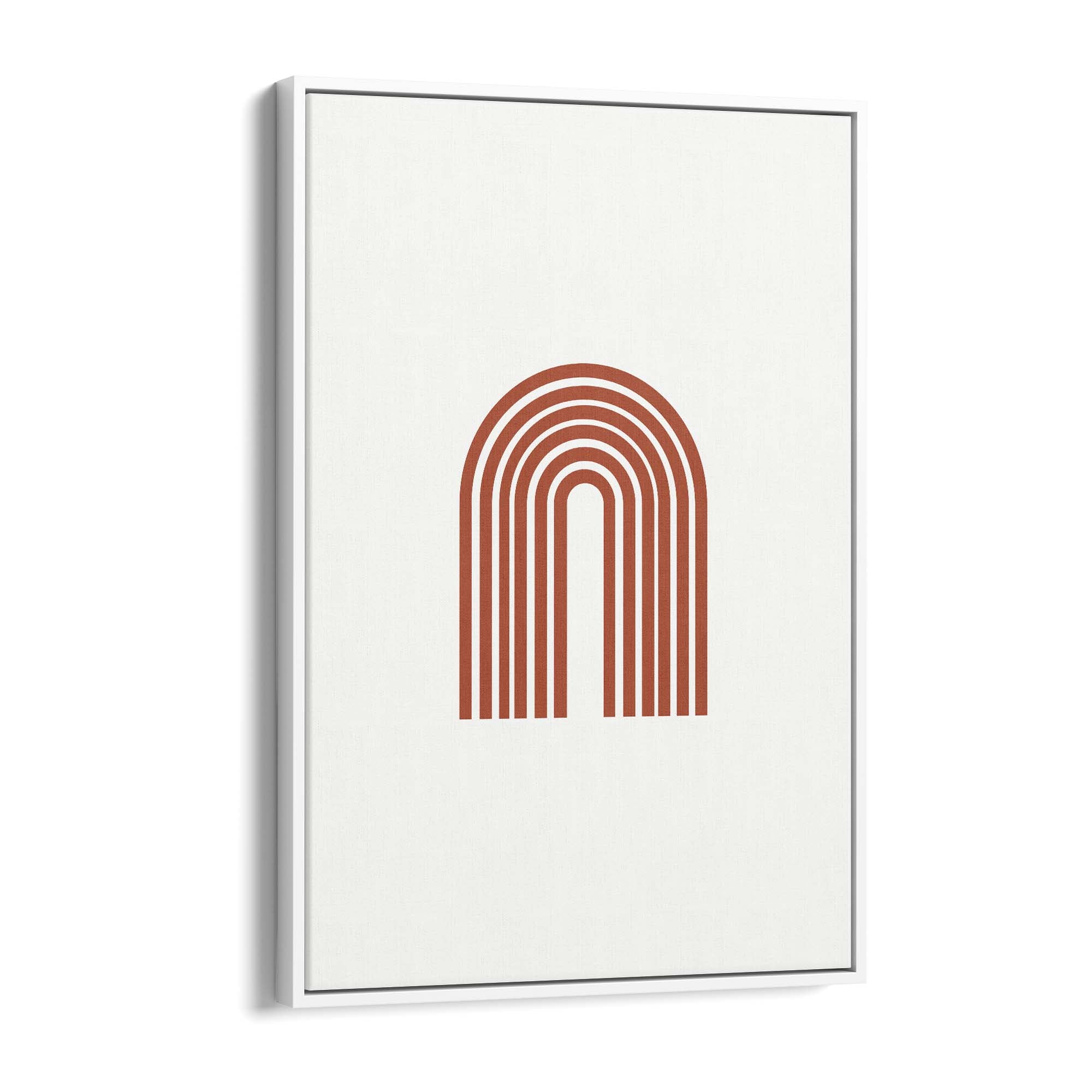 Minimal Pastel Abstract Retro Shapes Wall Art #4 - The Affordable Art Company
