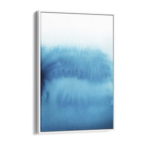 Minimal Blue Painting Abstract Modern Wall Art #12 - The Affordable Art Company