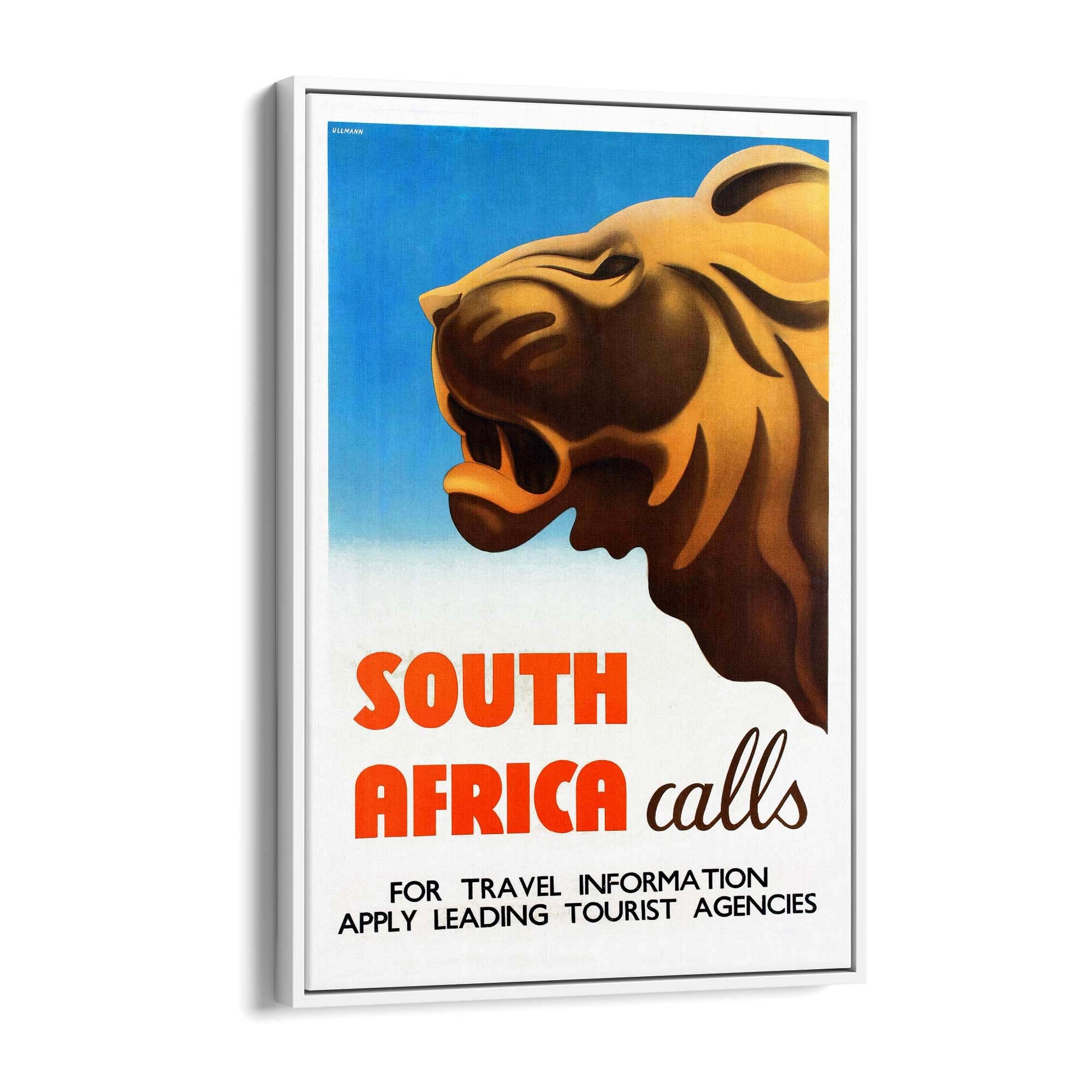 South Africa Vintage Travel Advert Wall Art - The Affordable Art Company