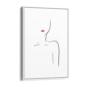 Fashion Minimal Line Drawing Bedroom Wall Art - The Affordable Art Company