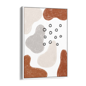 Modern Abstract Shape Minimal Retro Wall Art #13 - The Affordable Art Company
