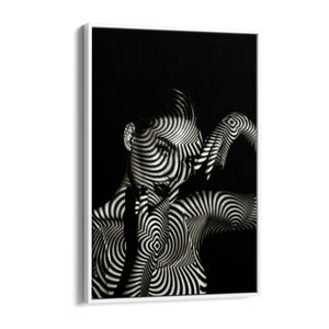 Black and White Girl Fashion Photograph Wall Art #2 - The Affordable Art Company