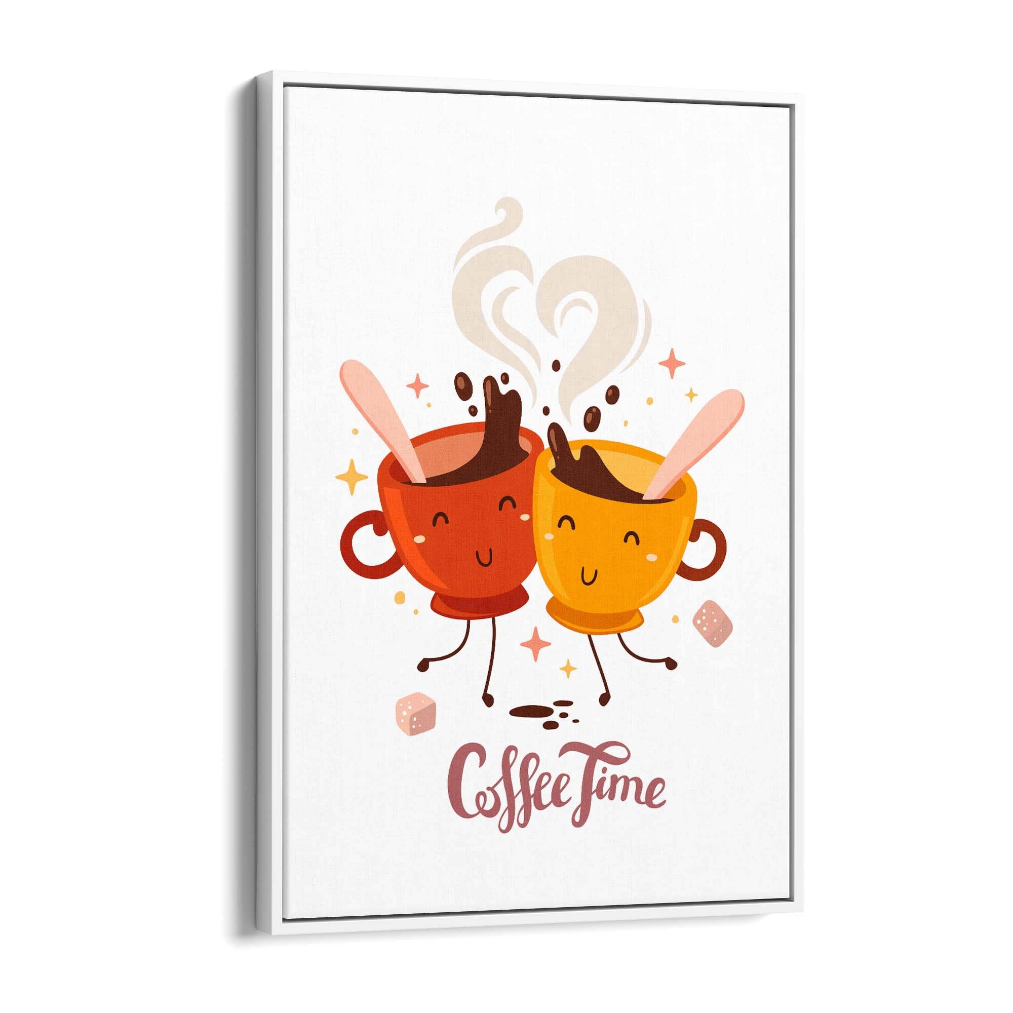 Coffee Quote Kitchen Cafe Style Morning Wall Art #4 - The Affordable Art Company