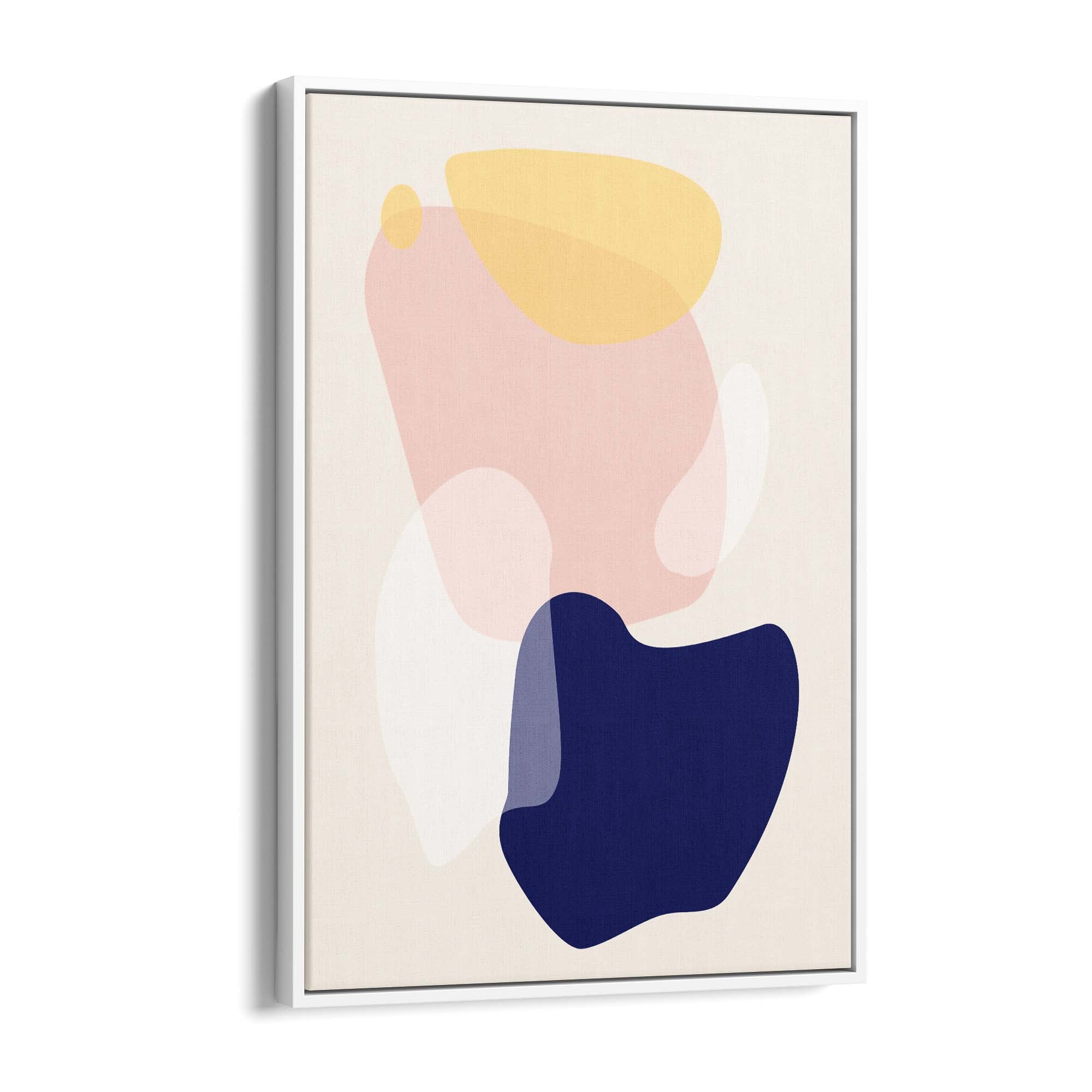 Calm Abstract Minimal Pastel Modern Wall Art #4 - The Affordable Art Company