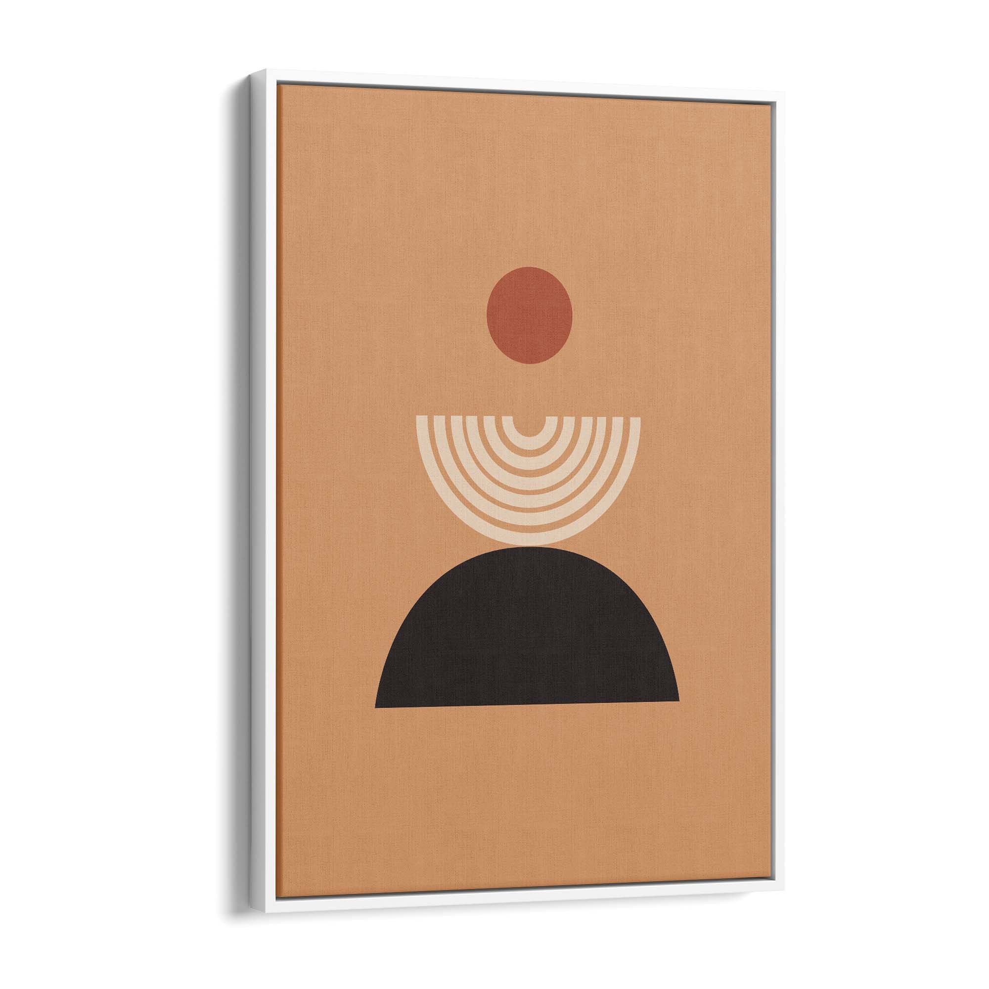 Minimal Pastel Abstract Retro Shapes Wall Art #2 - The Affordable Art Company