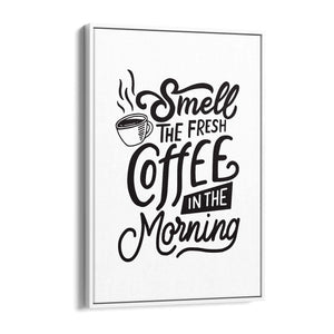 Coffee Quote Minimal Kitchen Cafe Style Wall Art #15 - The Affordable Art Company