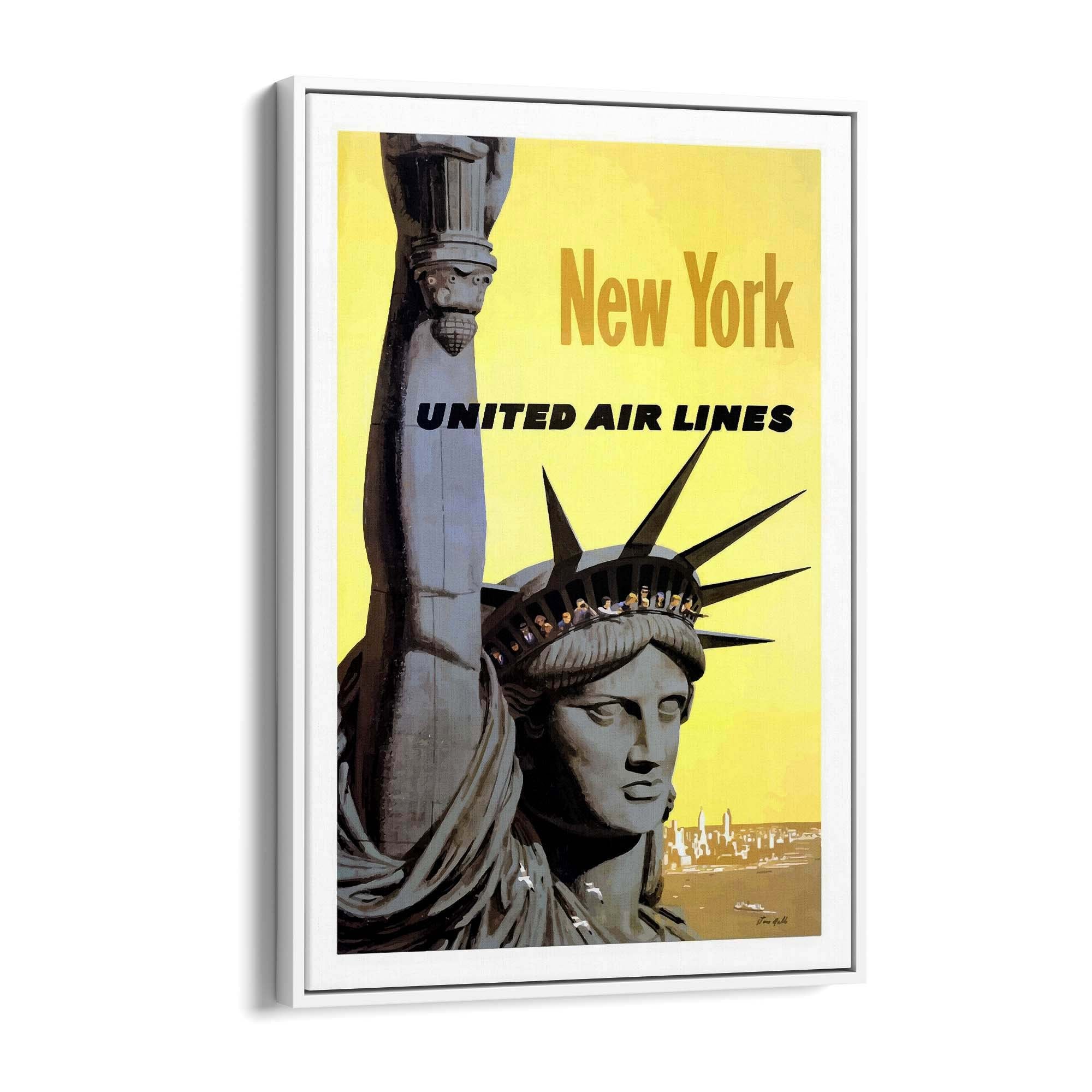 Vintage New York Travel Advert Wall Art - The Affordable Art Company