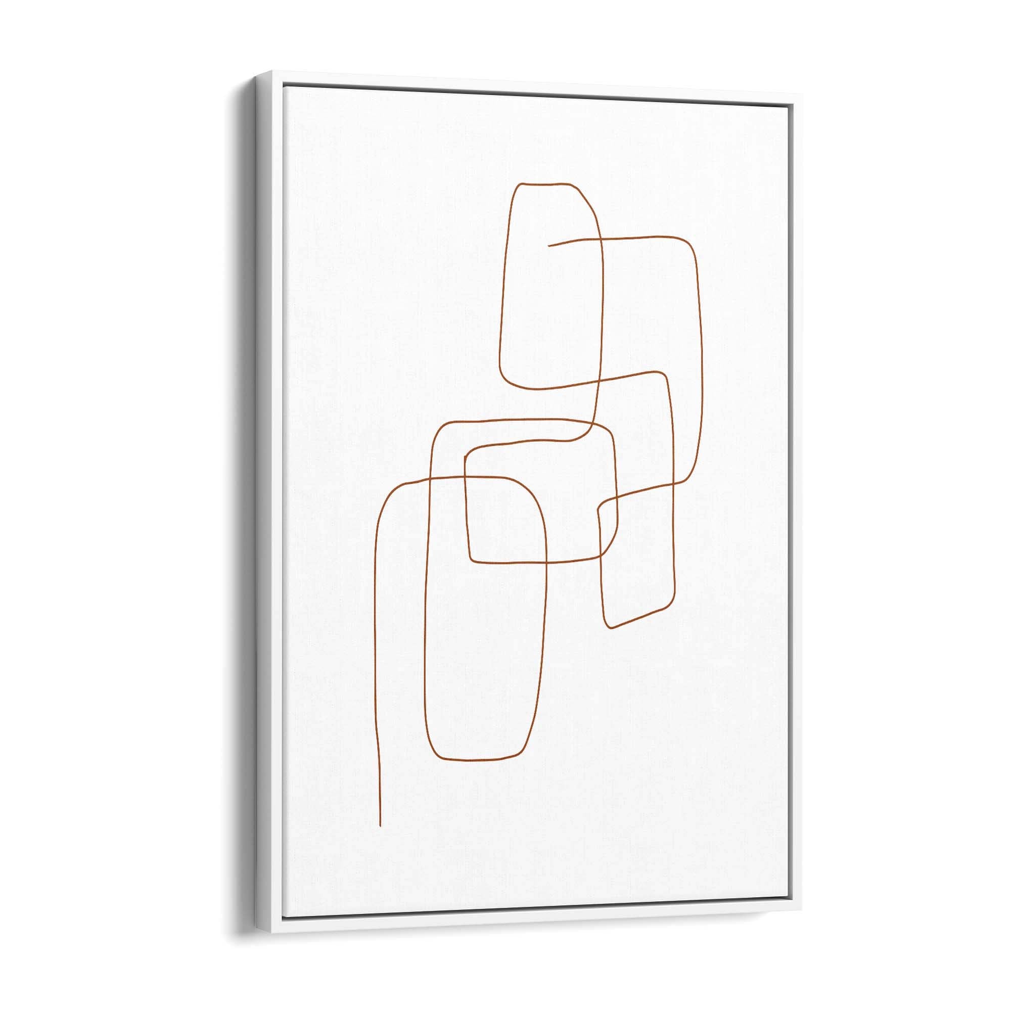 Minimal Lines Abstract Wall Art #1 - The Affordable Art Company