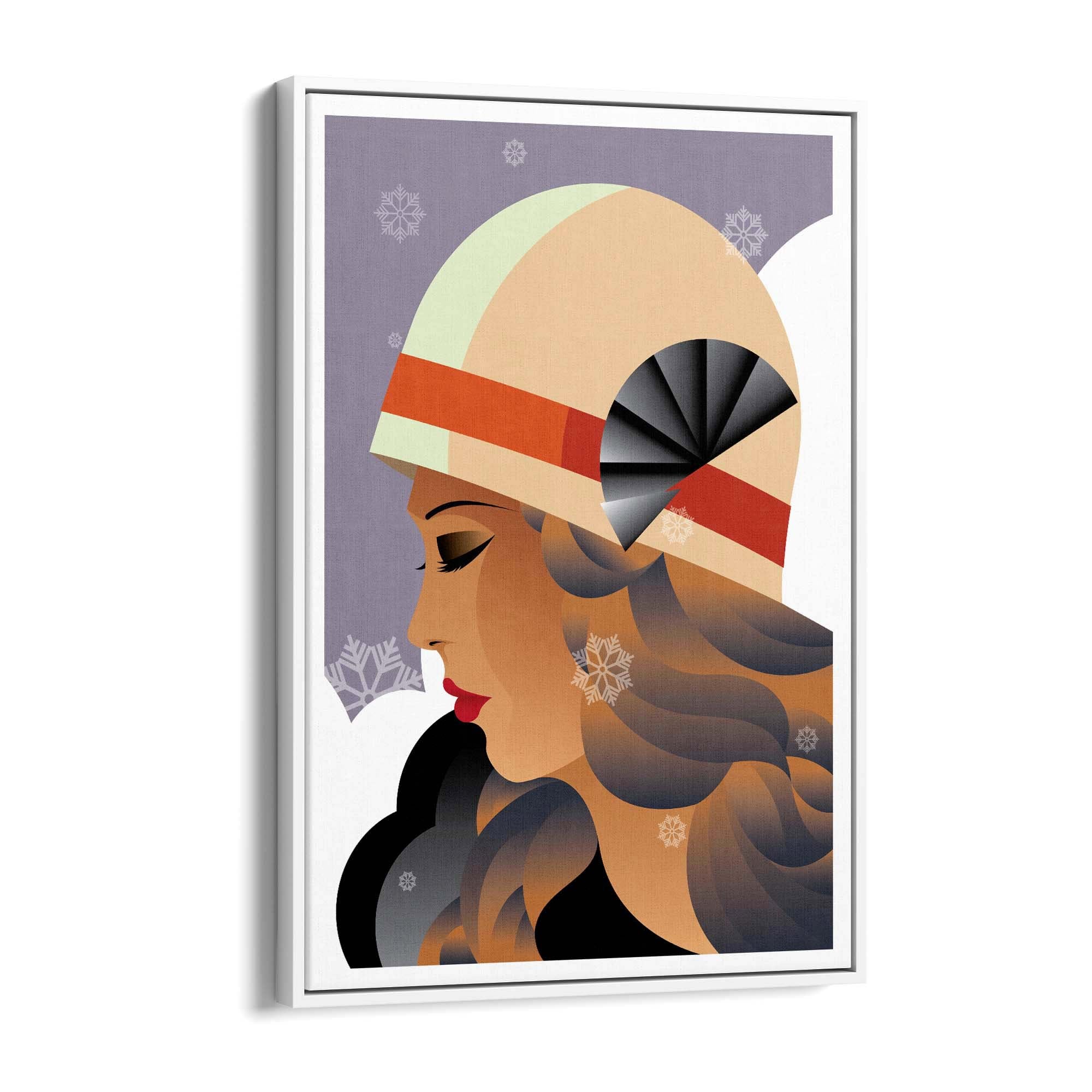 Art Deco New York Fashion Retro Vintage Wall Art #1 - The Affordable Art Company