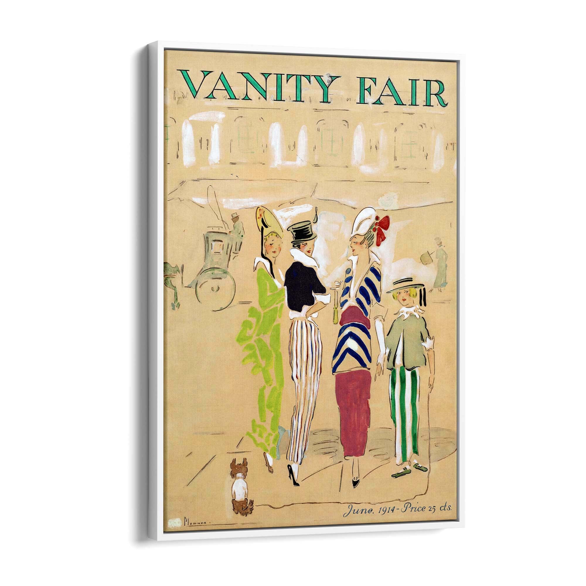 Vintage Vanity Fair Fashion Wall Art - The Affordable Art Company