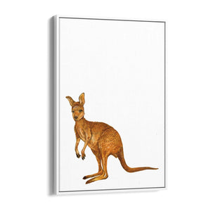 Australian Red Kangaroo Painting Animal Nursery Art - The Affordable Art Company