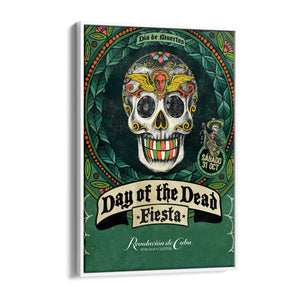 Vintage Mexican Day of the Dead Skulls Wall Art #1 - The Affordable Art Company