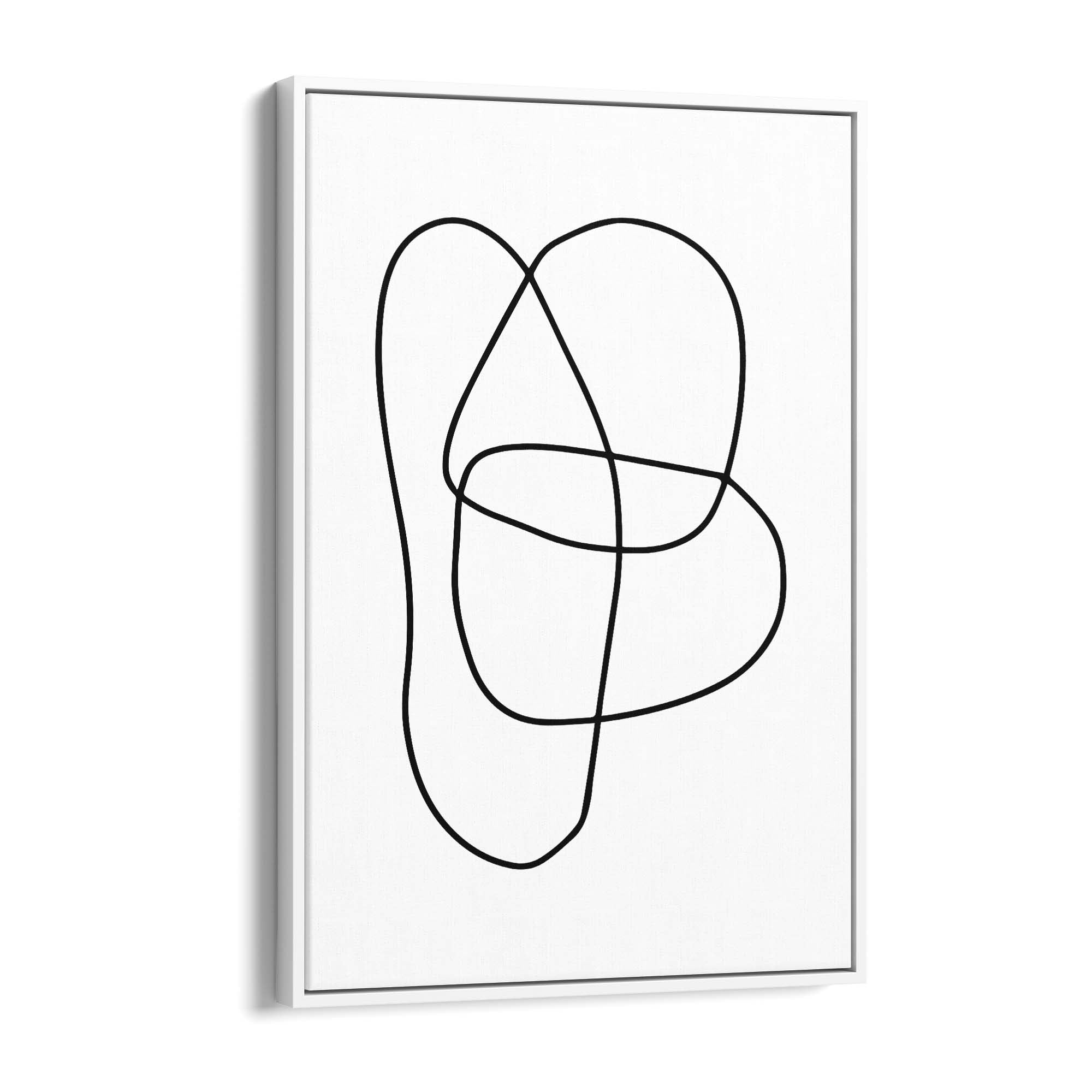 Minimal Abstract Modern Line Artwork Wall Art #9 - The Affordable Art Company