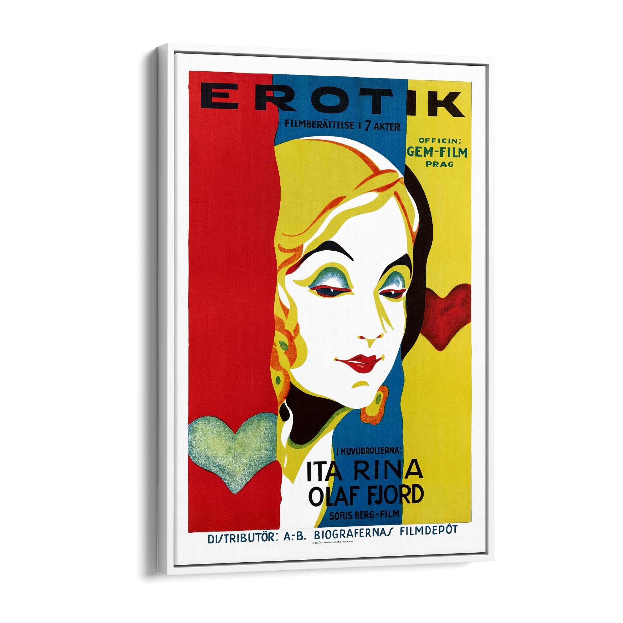 Erotik Theatre Vintage Wall Art - The Affordable Art Company