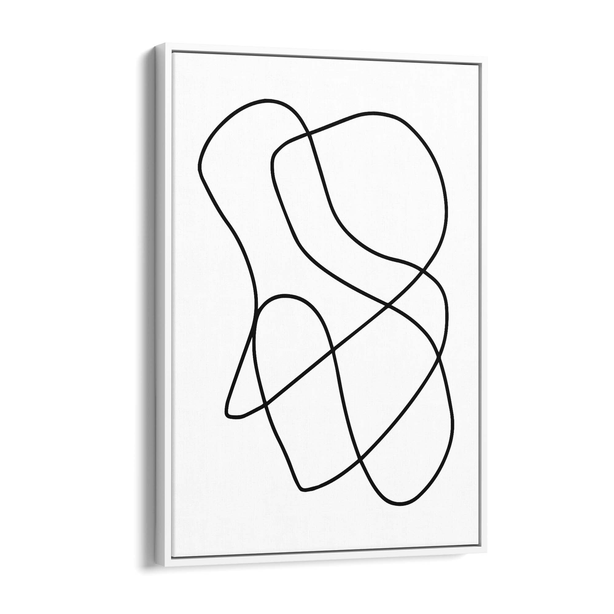 Minimal Abstract Modern Line Artwork Wall Art #5 - The Affordable Art Company