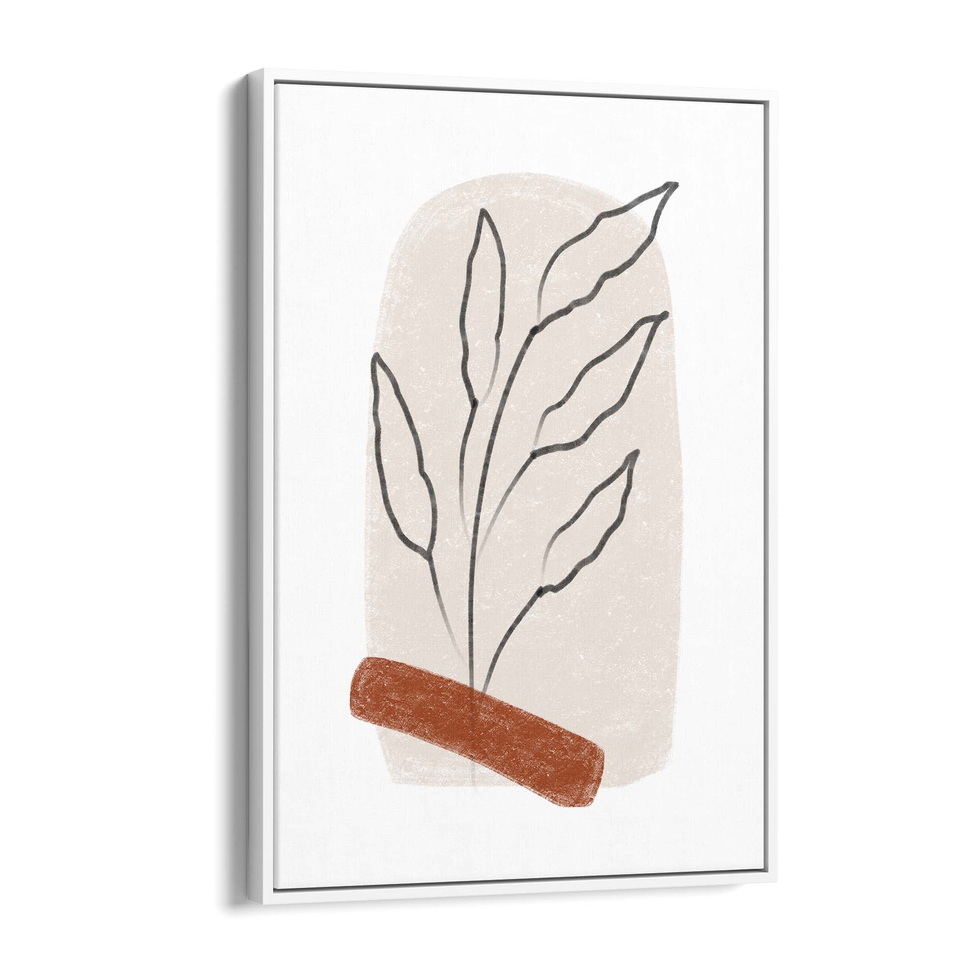 Modern Abstract Shape Minimal Retro Wall Art #6 - The Affordable Art Company