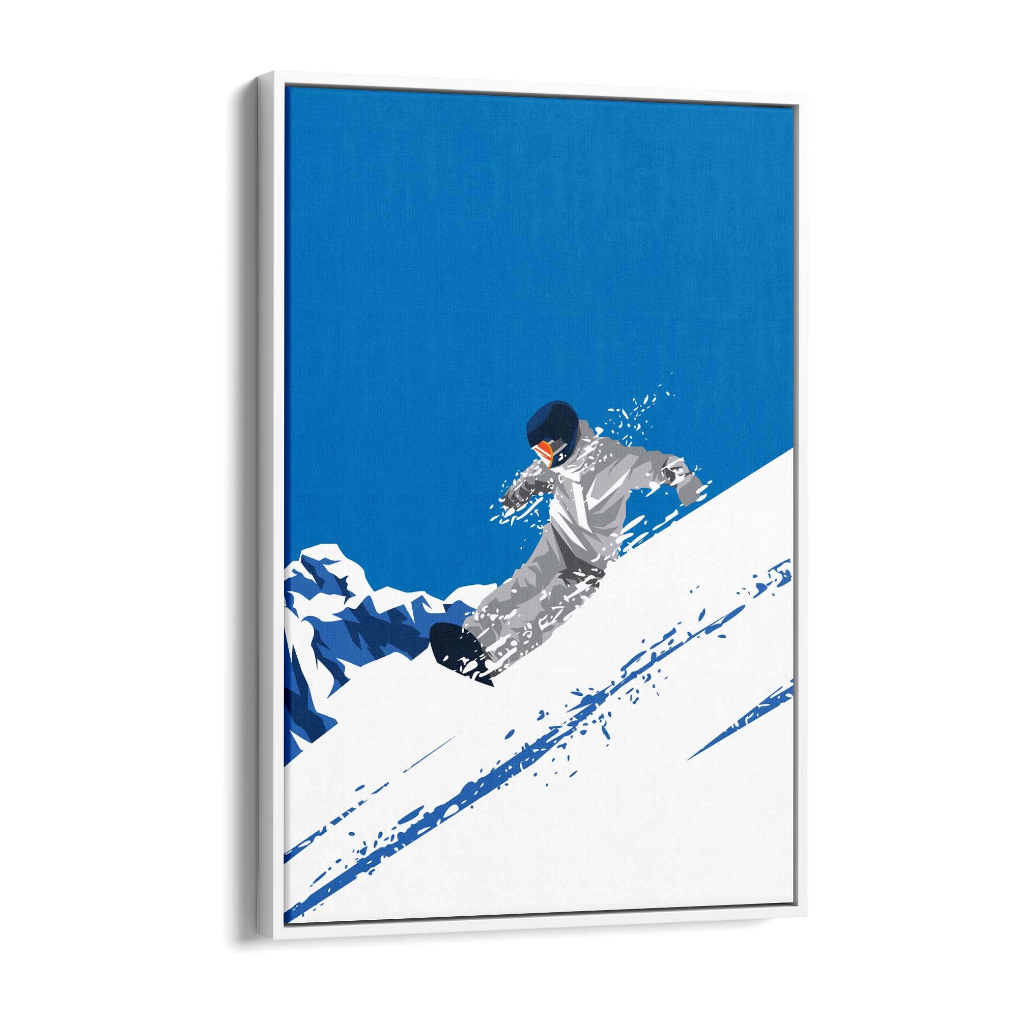 Retro Snowboard Vintage Winter Cabin Wall Art #3 - The Affordable Art Company