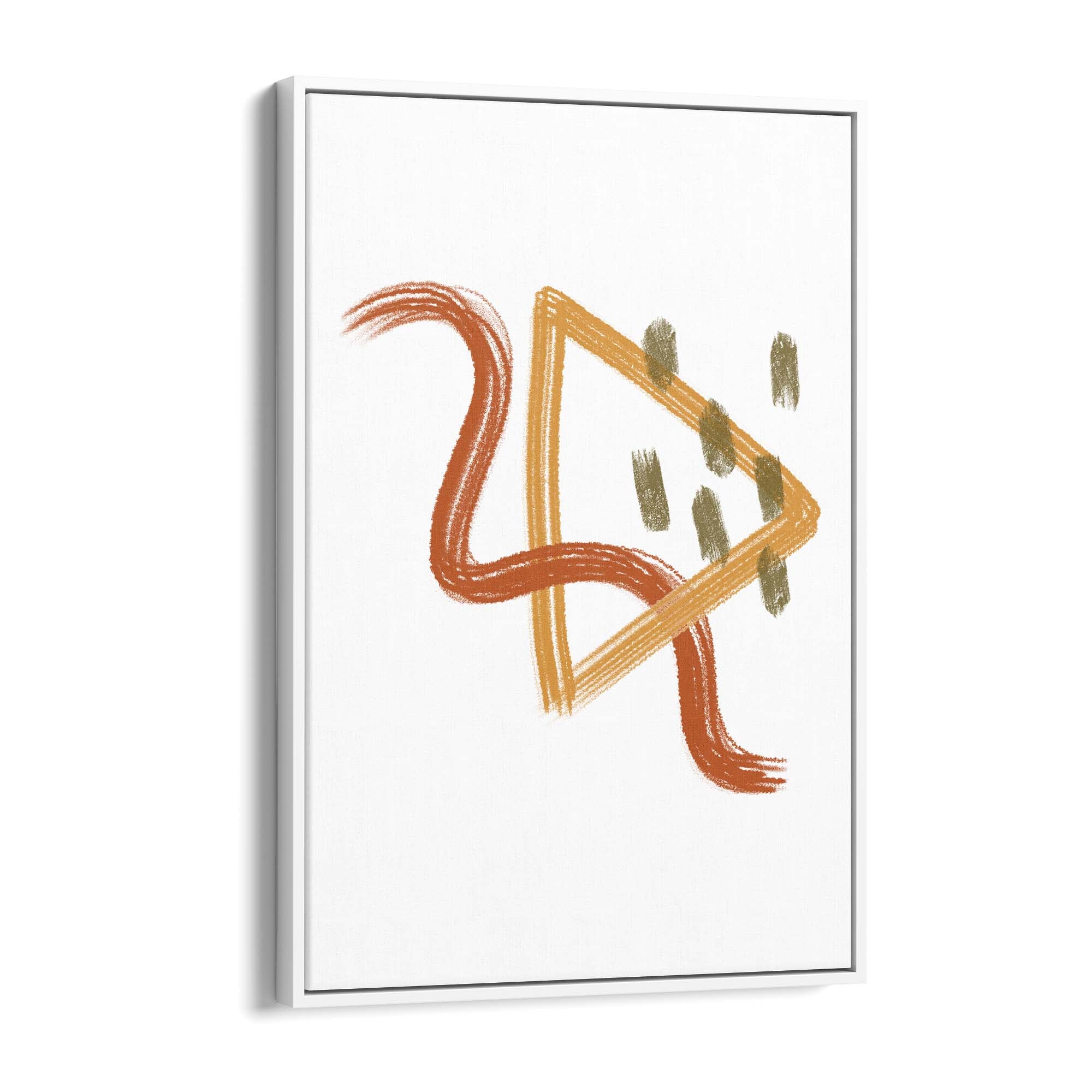 Shaped Abstract Minimal Wall Art - The Affordable Art Company