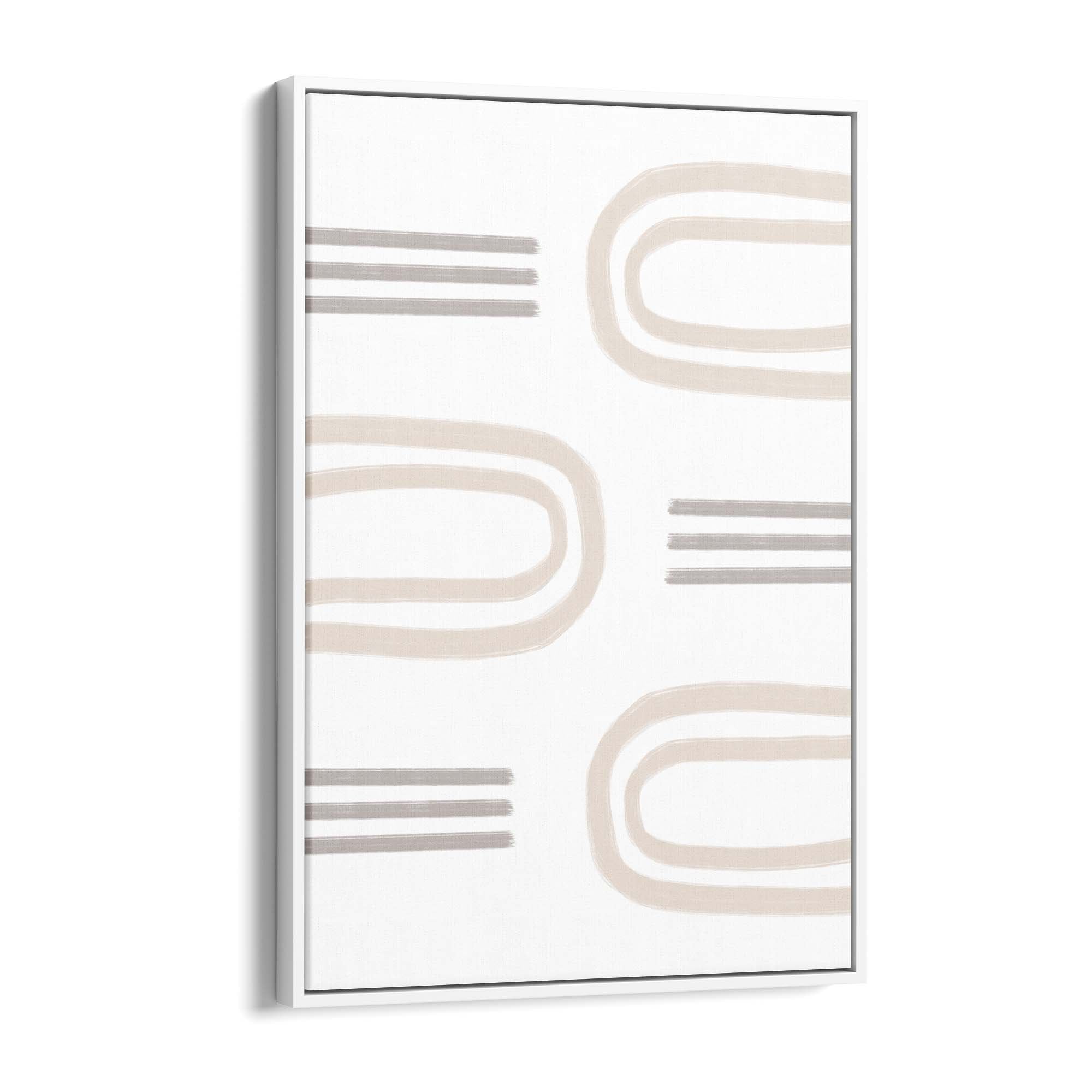 Modern Abstract Shape Minimal Retro Wall Art #11 - The Affordable Art Company