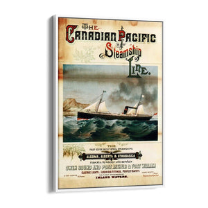 Canadian Pacific Vintage Shipping Advert Wall Art #8 - The Affordable Art Company