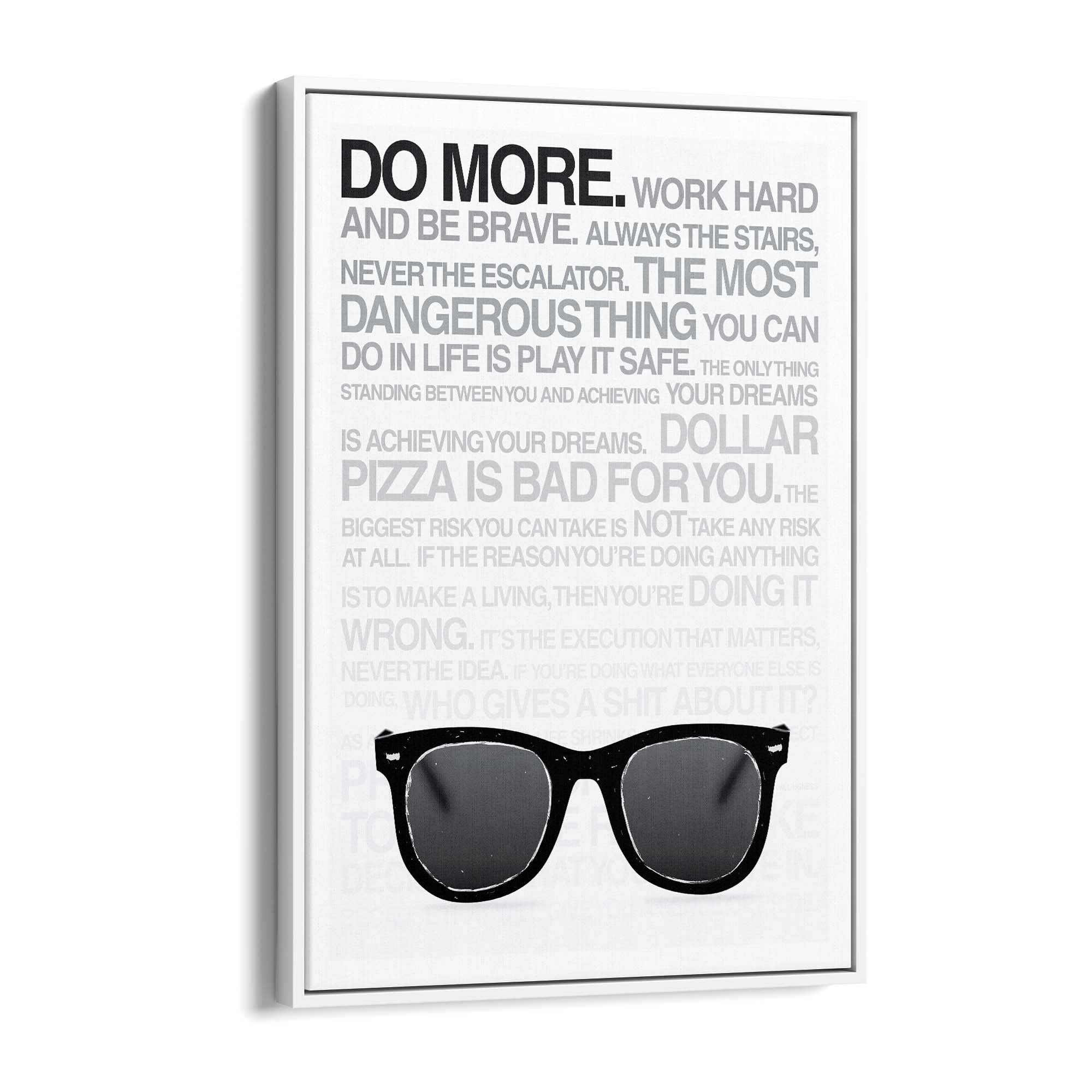"Do More" Work Office Motivational Quote Wall Art - The Affordable Art Company