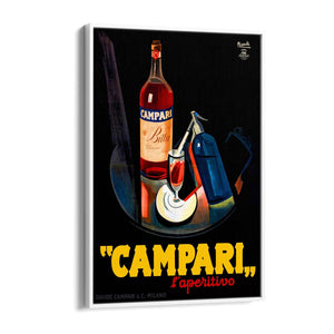 Vintage Campari Advert Italian Restaurant Wall Art #3 - The Affordable Art Company