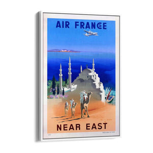 Air France to Egypt Vintage Travel Advert Wall Art - The Affordable Art Company