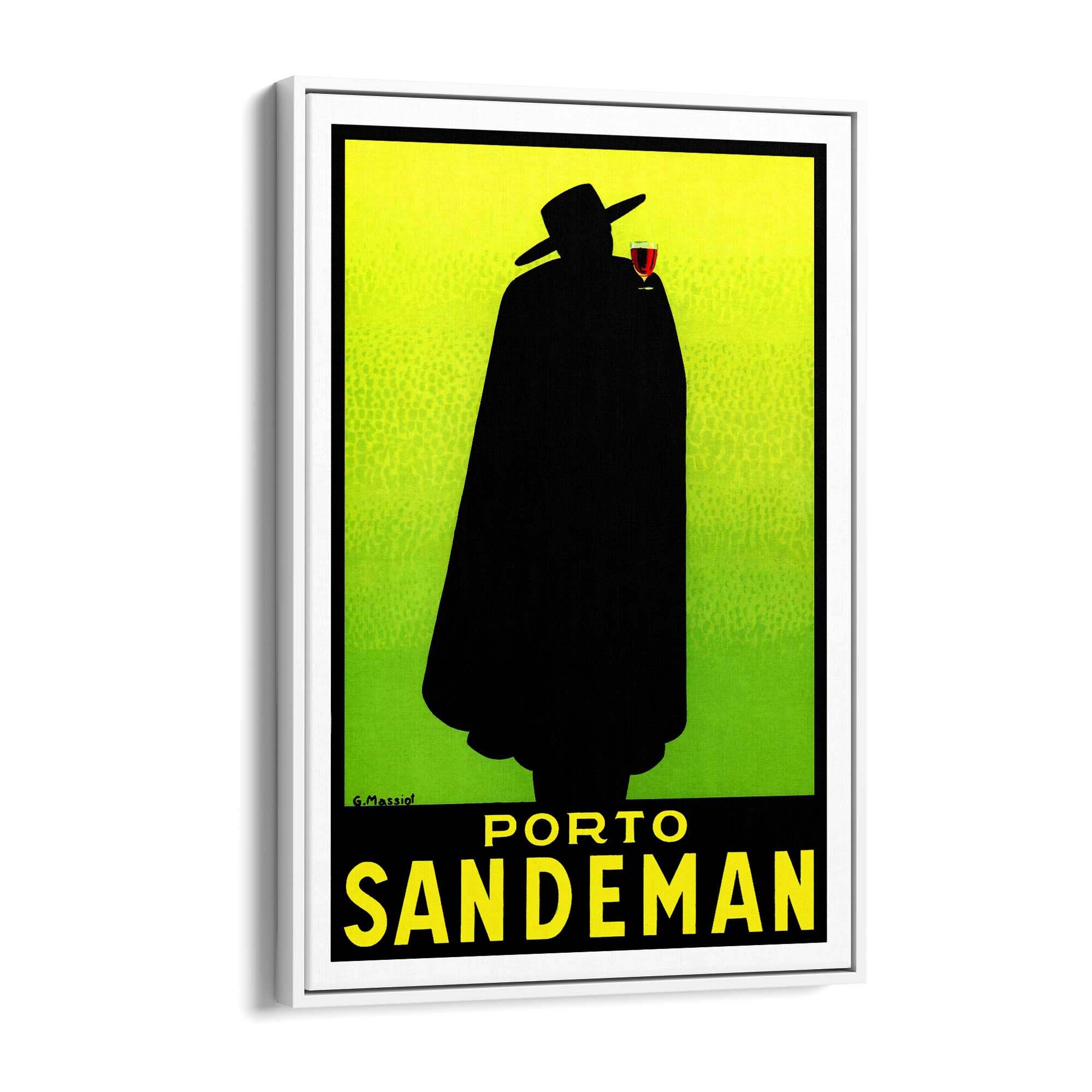 Porto Sandeman Vintage Drinks Advert Wall Art - The Affordable Art Company