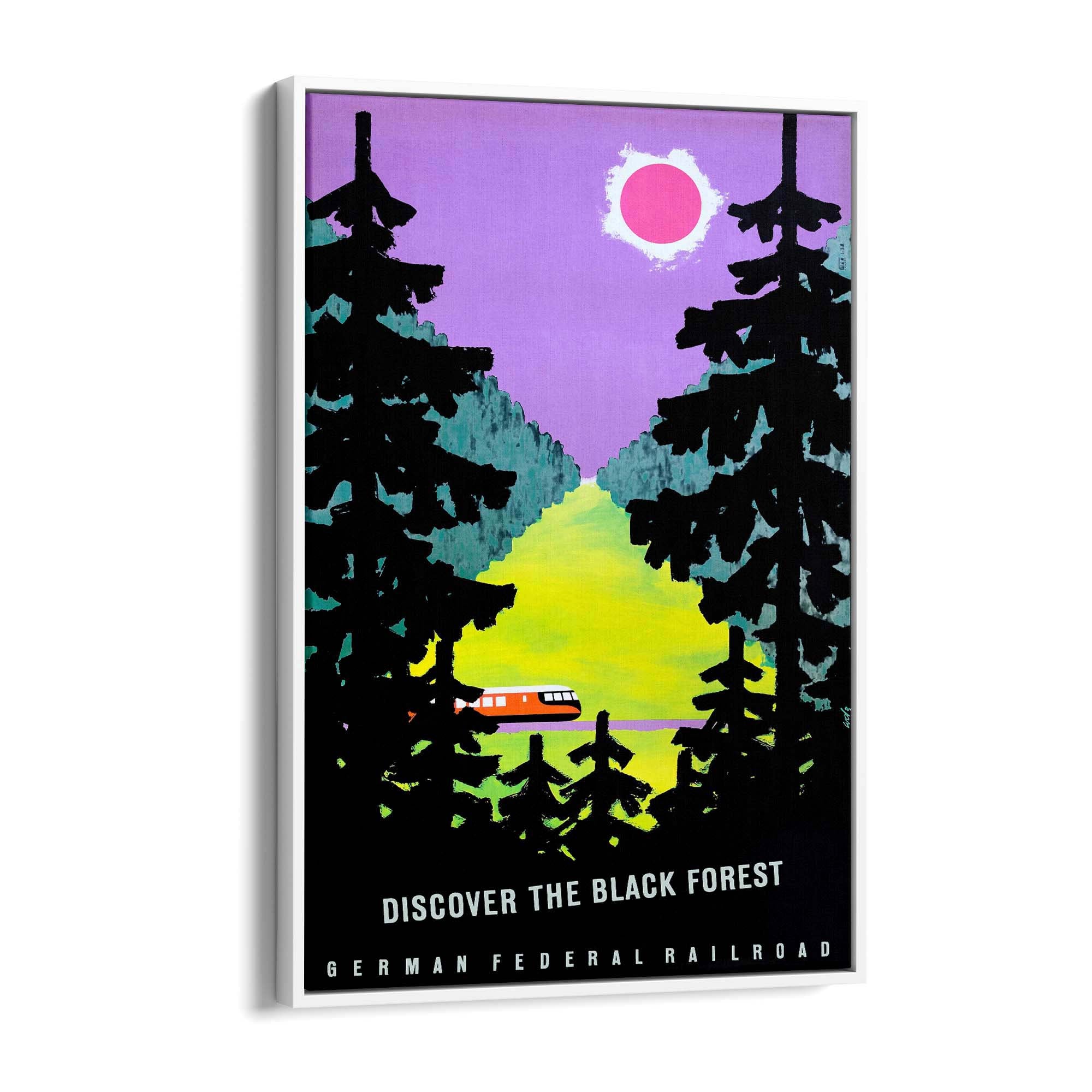 The Black Forest Germany Vintage Travel Advert Wall Art - The Affordable Art Company