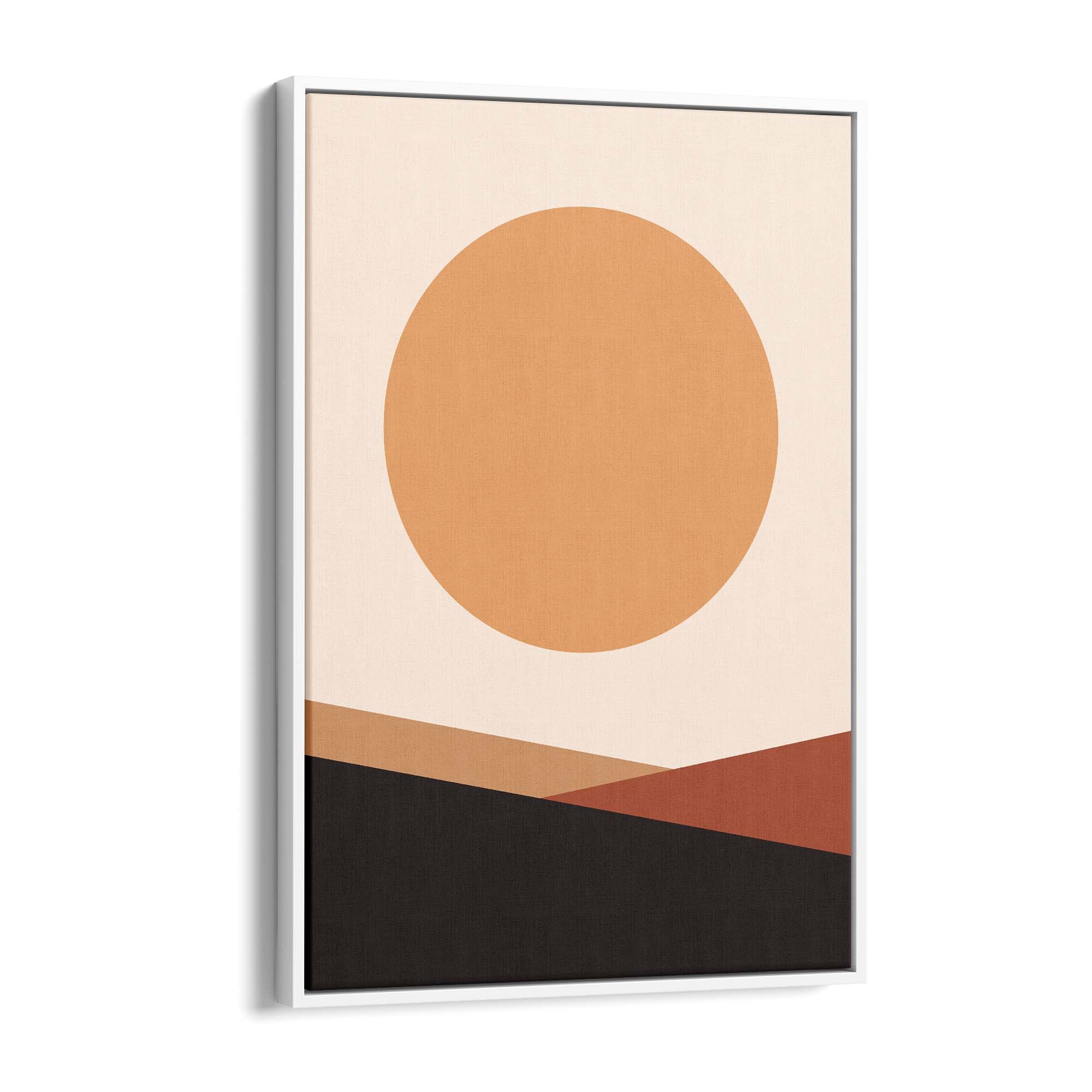 Minimal Pastel Abstract Lines and Shapes Wall Art #17 - The Affordable Art Company